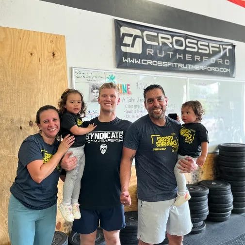 People with kids at CrossFit Rutherford