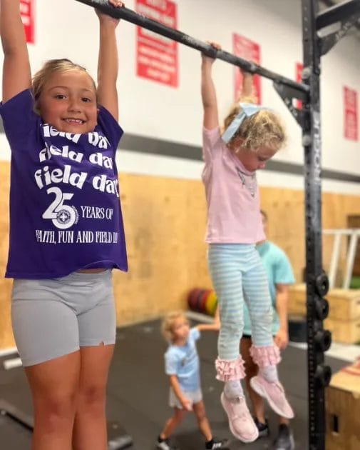 Two kids training at CrossFit Rutherford
